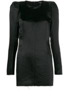 Ann Demeulemeester Puffed Shoulder Dress - Black