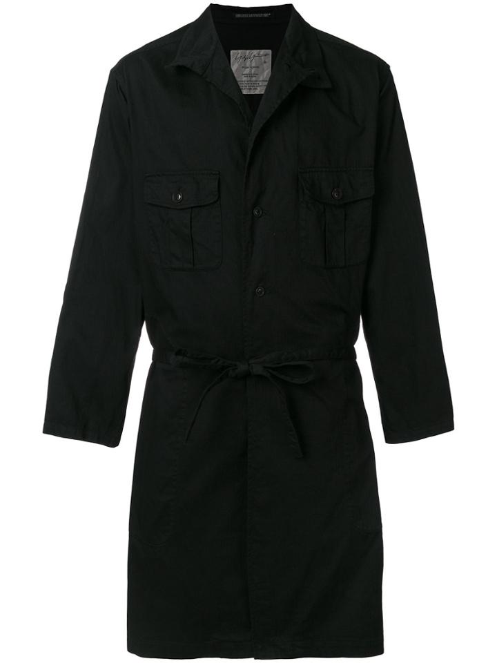 Yohji Yamamoto Lightweight Coat - Black