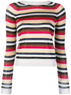 Sonia Rykiel Striped Knit Pullover - Multicolour