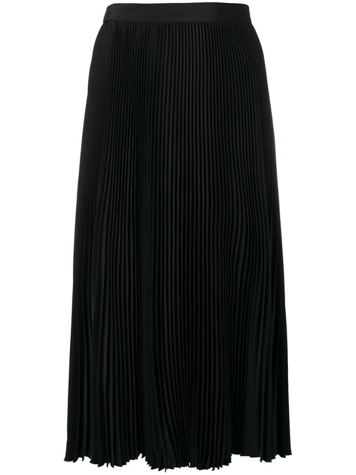 Philosophy Di Lorenzo Serafini Pleated Midi Skirt - Black
