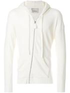 Laneus Hooded Zip Up Jacket - White