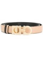 Salvatore Ferragamo Double Gancio Belt - Nude & Neutrals