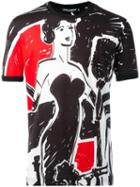Dolce & Gabbana Musician Print T-shirt, Men's, Size: 50, Cotton