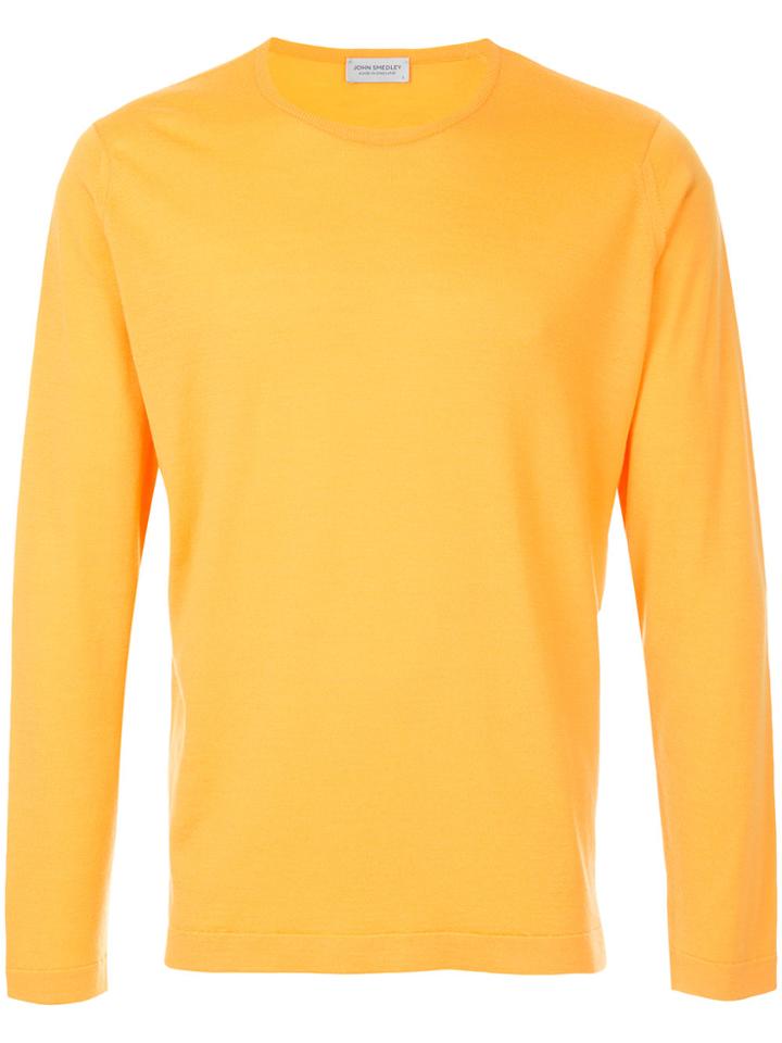 John Smedley Crew-neck Jumper - Yellow & Orange