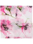 Blugirl Floral Print Scarf - Pink