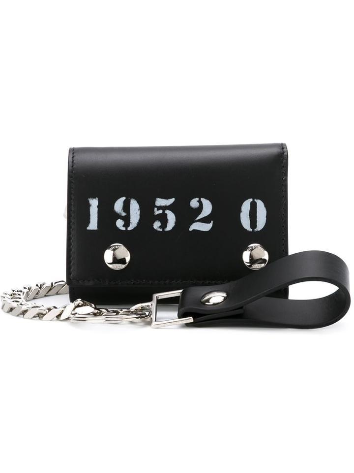 Givenchy Number Print Chain Wallet