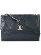 Chanel Vintage Shoulder Bag Ghw - Blue
