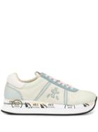 Premiata Low Top Print Sneakers - Blue