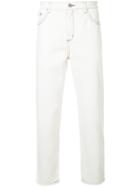 3.1 Phillip Lim Contrast Stitch Straight Jeans - White