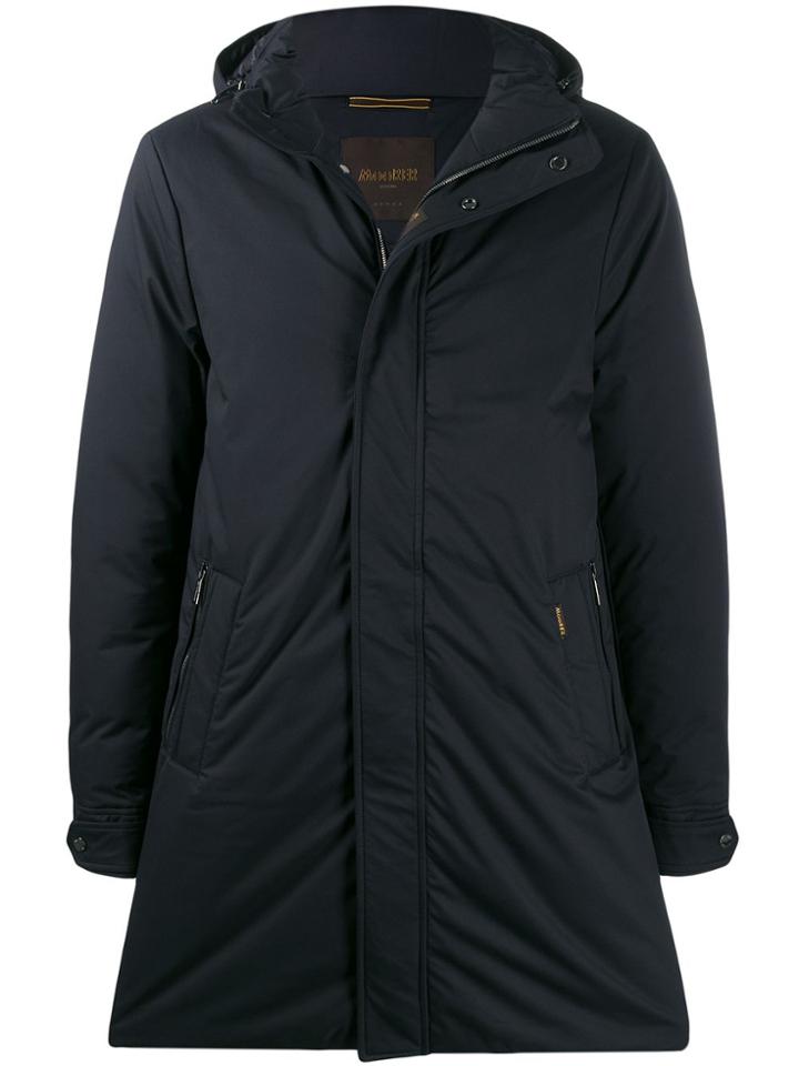 Moorer Vermont Hooded Parka - Blue