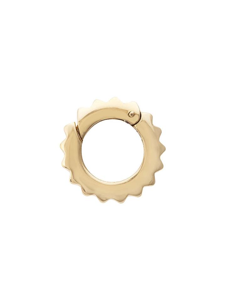 Foundrae 18kt Yellow Gold Chubby Dotted Annex Link Pendant