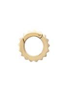 Foundrae 18kt Yellow Gold Chubby Dotted Annex Link Pendant