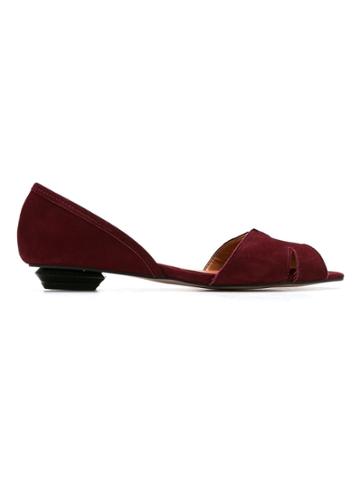Manolita Suede Shoes - Red