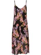 We Are Kindred Stevie Floral-print Slip Dress - Black