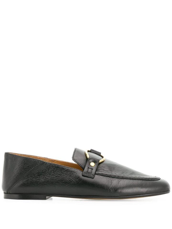 Isabel Marant Classic Stitch Loafers - Black