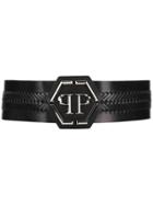 Philipp Plein Original Buckle Belt - Black