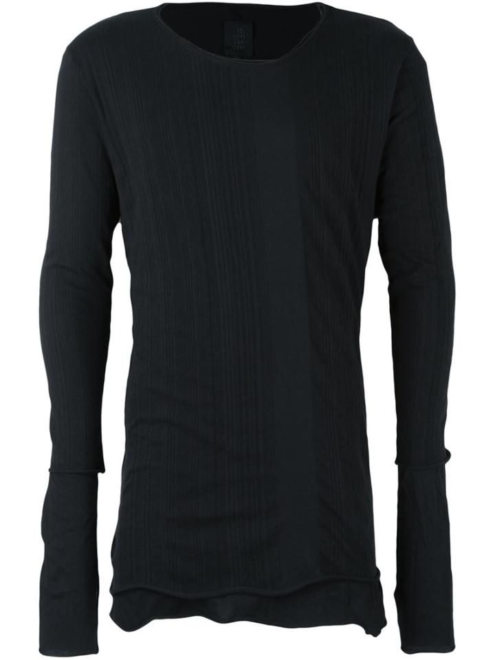 Thom Krom Long Sleeve T-shirt, Men's, Size: Xs, Black, Cotton