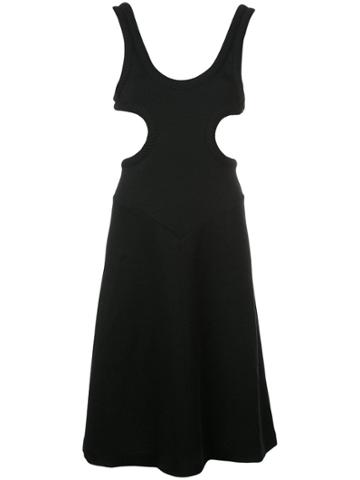 Rudi Gernreich Cut-detail Flared Dress - Black