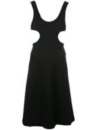 Rudi Gernreich Cut-detail Flared Dress - Black