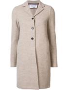 Harris Wharf London Single Breasted Coat, Women's, Size: 46, Nude/neutrals, Alpaca
