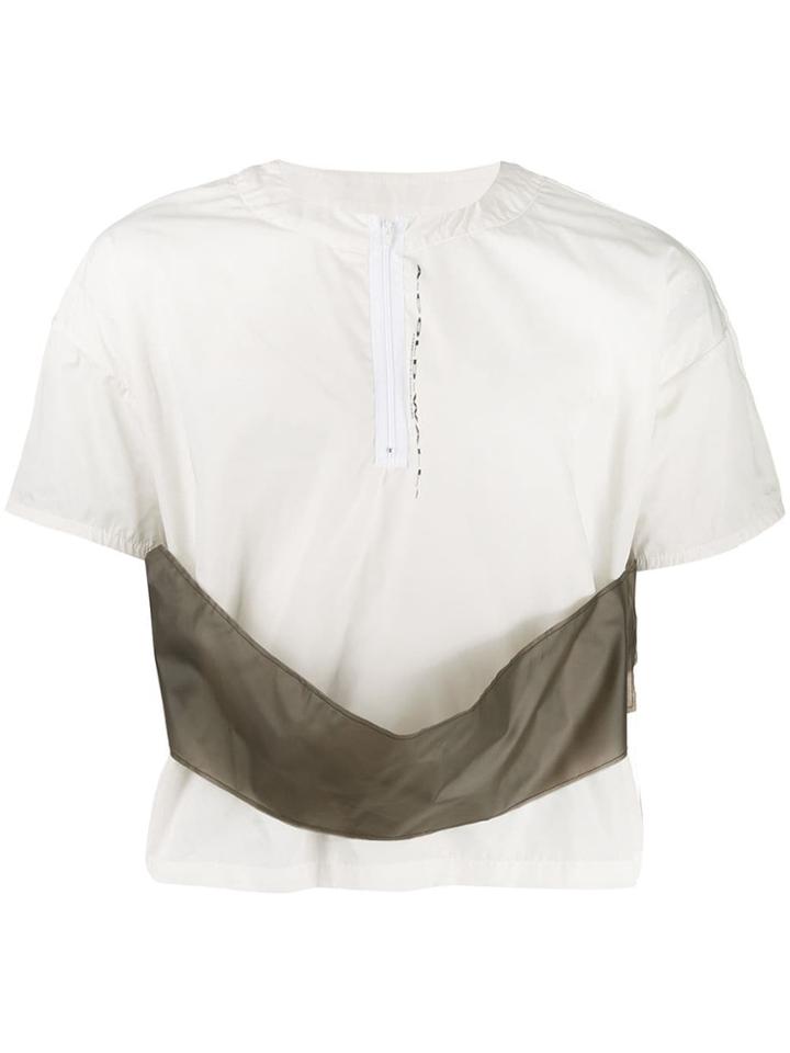 A-cold-wall* Cropped T-shirt - White