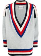 Henrik Vibskov Striped Trim Jumper - Blue