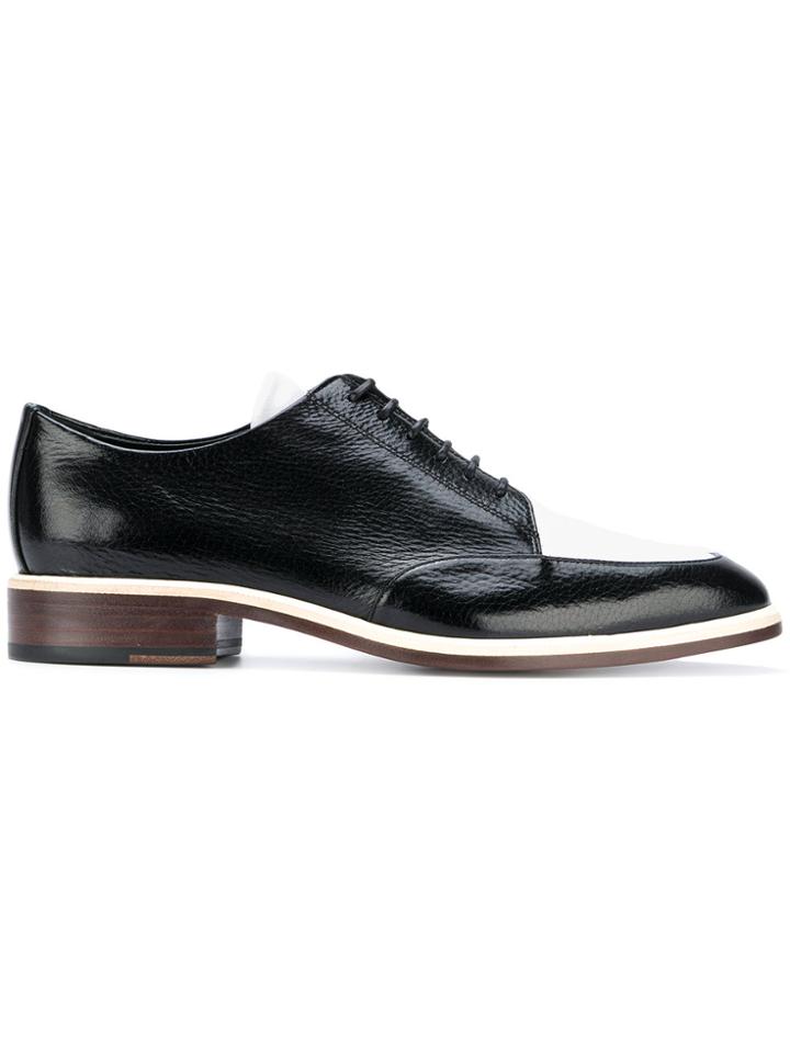 Lanvin Two-tone Derby Shoes - Black