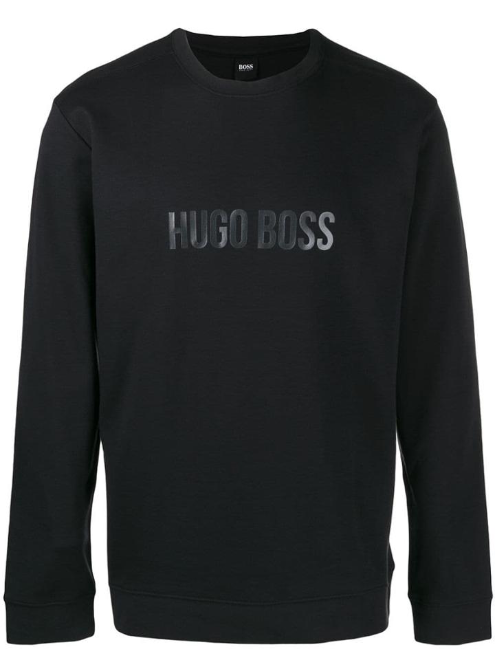 Boss Hugo Boss Printed Logo Sweatshirt - Black