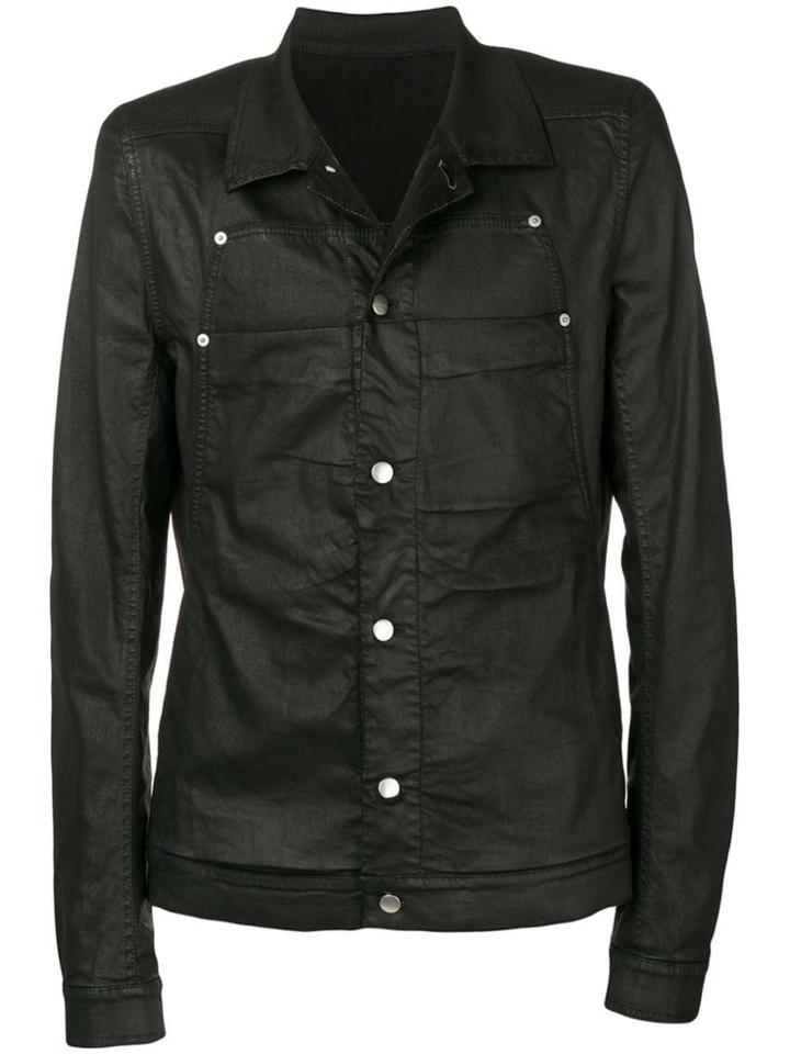 Rick Owens Spread Collar Jacket - Black