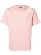 Throwback. Logo Print T-shirt - Pink