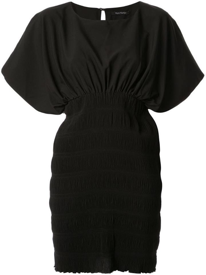 Wynn Hamlyn Wave Mini Dress - Black