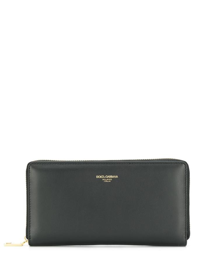 Dolce & Gabbana Milano Logo Long Wallet - Black