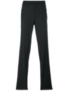 Emporio Armani Striped Elastic Trousers - Grey