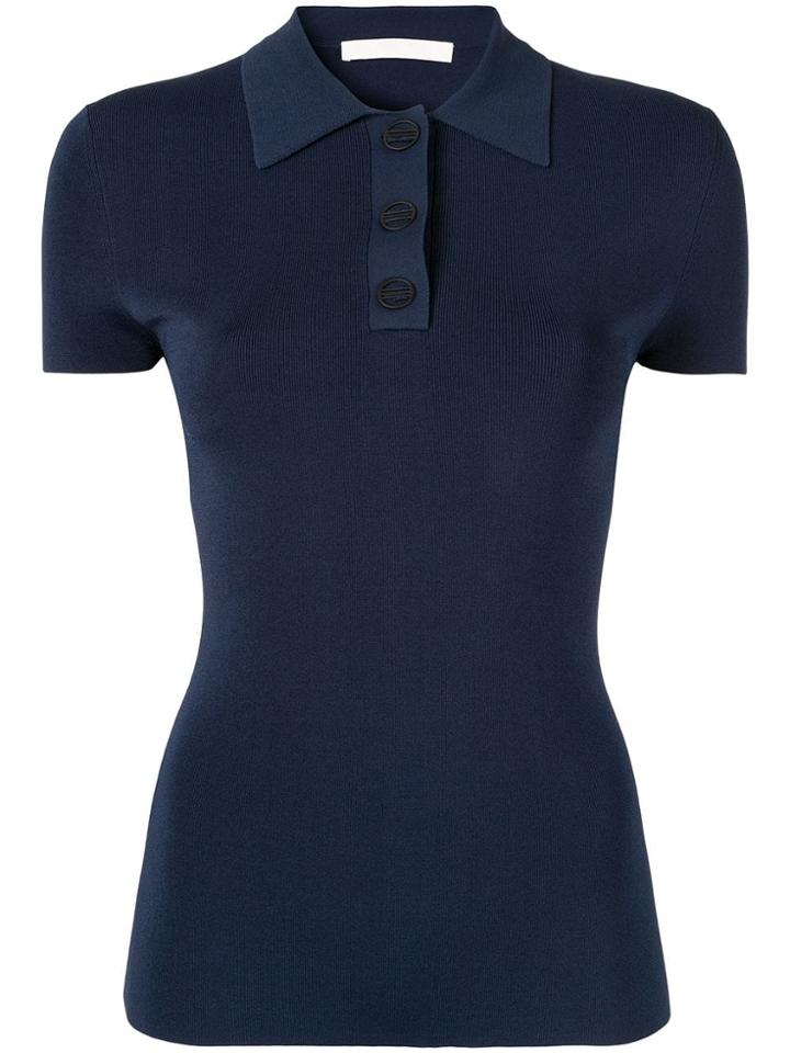 Dion Lee Density Polo Shirt - Blue