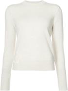 Raquel Allegra - Bunny Appliqué Jumper - Women - Cotton/merino - Xs, White, Cotton/merino