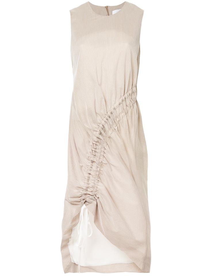 Christopher Esber Gathered Tank Tunic Dress - Brown
