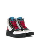 Roberto Cavalli Junior Teen Colour-block Sneakers - Black