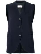 Alberto Biani Slim-fit Waistcoat - Blue