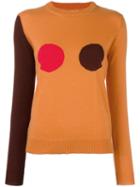 Paul Smith Polka Dot Jumper, Women's, Size: Small, Yellow/orange, Cashmere