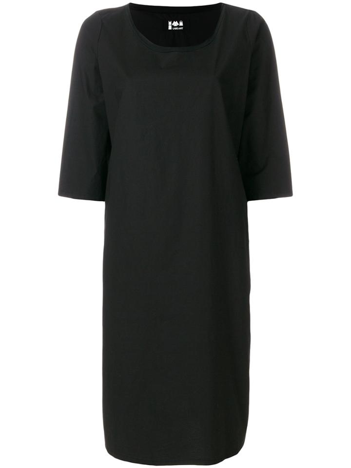 Labo Art Shift Midi Dress - Black