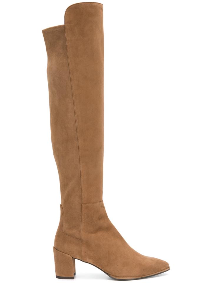 Stuart Weitzman All Ways Knee Length Boots - Brown