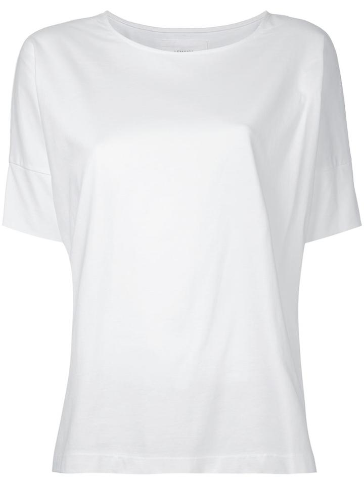 Lemaire Short Sleeve Loose T-shirt, Women's, Size: Xs, White, Cotton