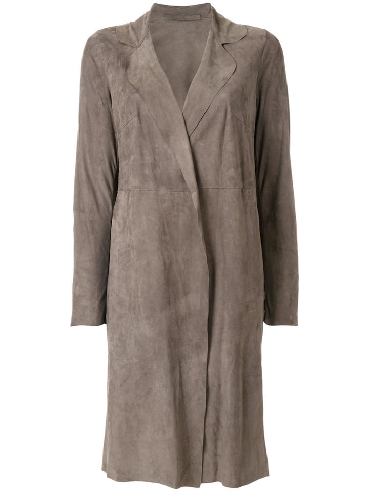 Salvatore Santoro Single-breasted Boxy Coat - Grey