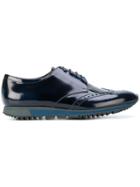 Prada Derby Style Sneakers - Blue