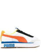 Puma Contrast Logo Sole Sneakers - White