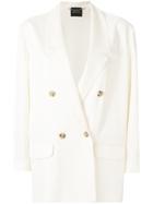 Magda Butrym Double Breasted Blazer - Nude & Neutrals