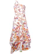 Peter Pilotto Floral Shift Dress, Women's, Size: 10, White, Cotton/spandex/elastane