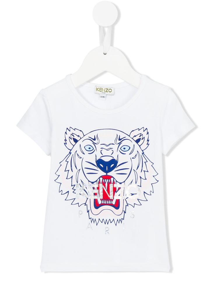 Kenzo Kids - Logo Print T-shirt - Kids - Cotton - 24 Mth, White