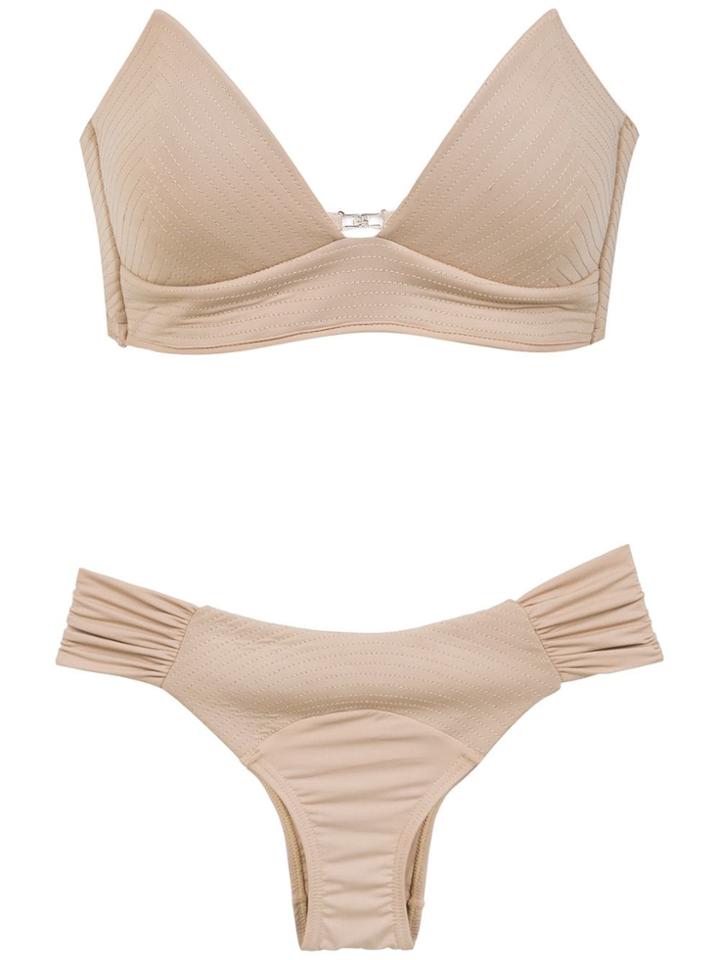 Amir Slama Bikini With Cut Detail - Neutrals