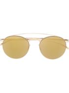 Mykita - Maison Margiela X Mykita 'mmesse006' Sunglasses - Unisex - Titanium - One Size, Grey, Titanium